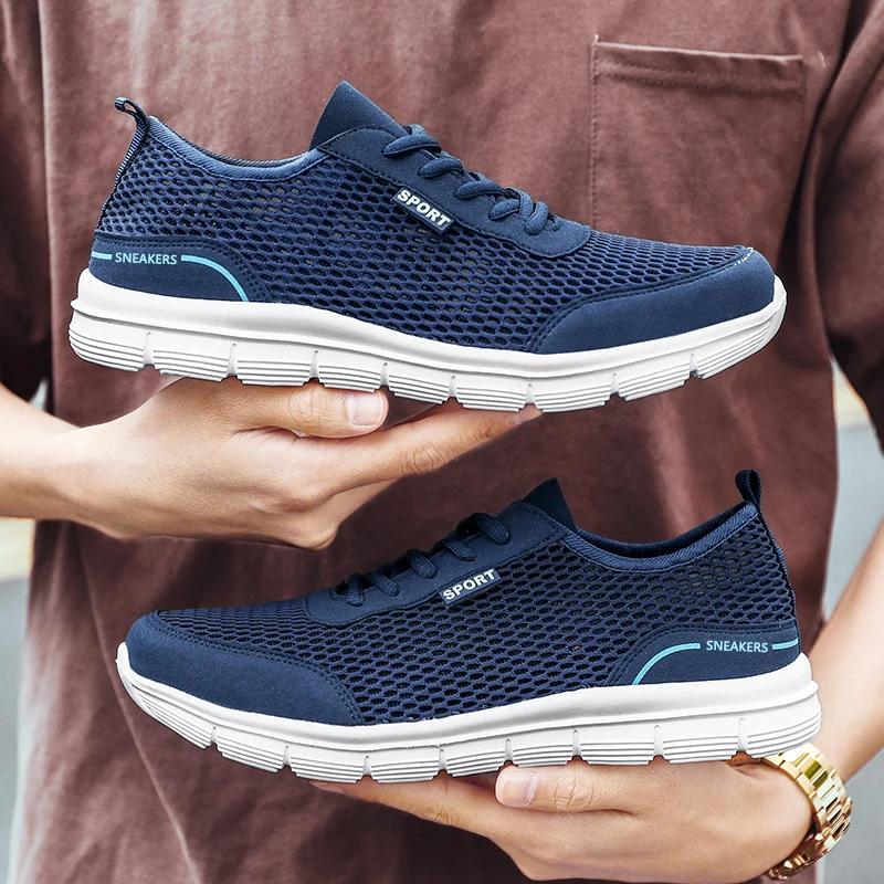 Men Aqua Shoes Outdoor Breathable Beach Shoes Lightweight Quick-drying Wading Shoes Sport Sneakers Shoes