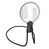 3X Neck Wear Magnifying Glass with Light Flexible Gooseneck Magnetic Suction Adjustable Brightness Round Shaped Neck Magnifier for Reading