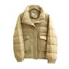 Women's 2024 Winter Stand Collar Petite Down Jacket with Large Pockets – Warm, Light Outerwear
