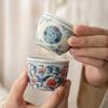 Plant Ash Teacup Master Cup Household Retro Ceramic Cup Single Cup Master Cup Personal Special Tea Cup Gift