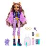 Monster High Clawdeen Wolf Doll Pet Dog Crescent Moon with and Other HRP65 Backpack, Planner, Snacks, Accessories,