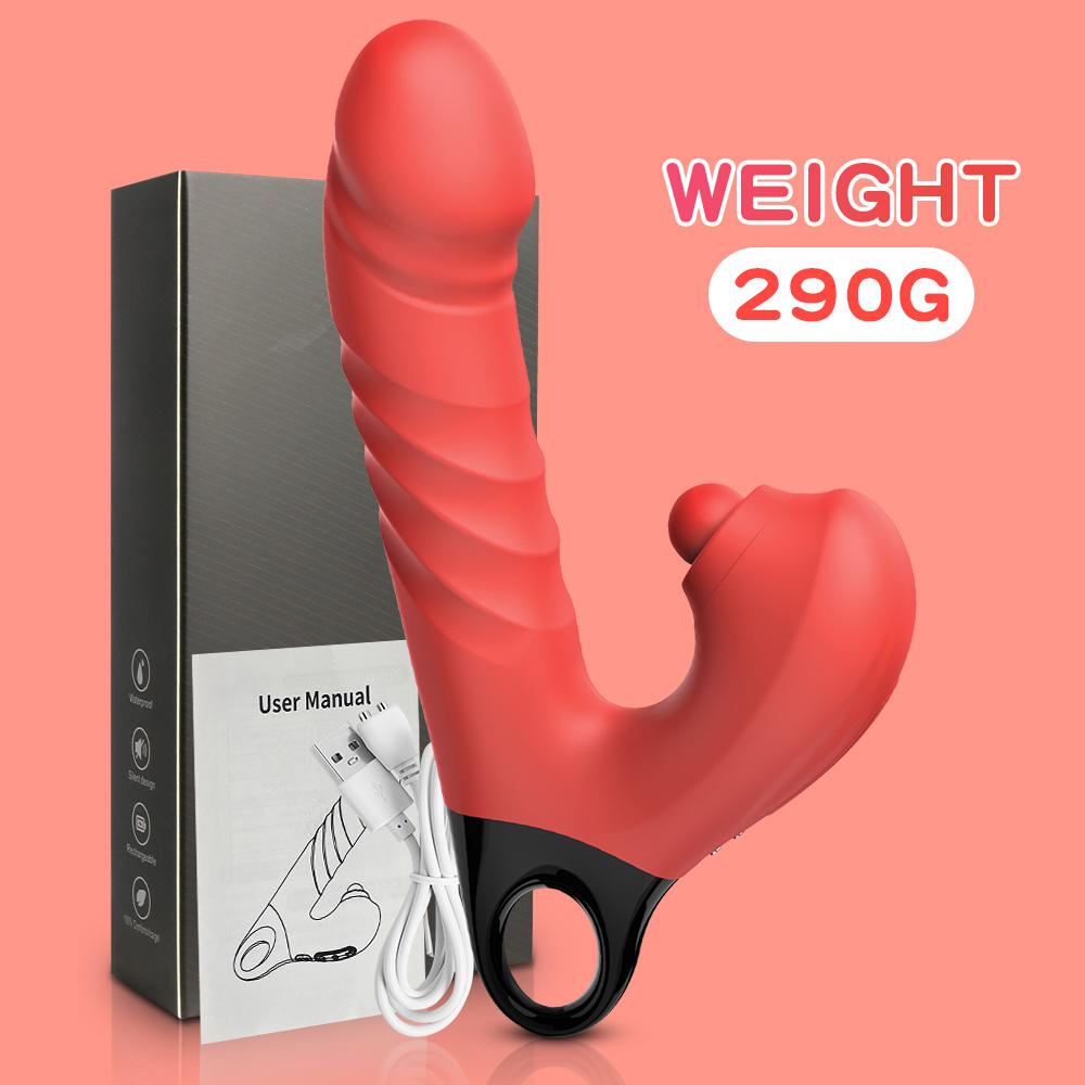 Wibrator wbijający dildo dla kobiet G Spot stymulator łechtaczki zabawki erotyczne łechtaczka pulsujące wibratory żeński sutek masażer waginy