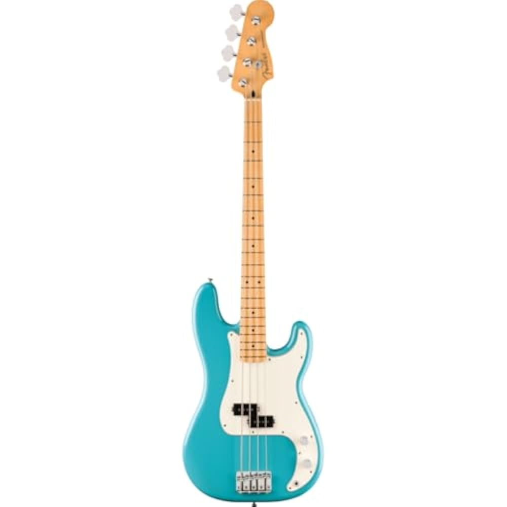Fender Electric Bass Player II Precision Bass®, Maple Fingerboard, Aquatone Blue with Soft Case