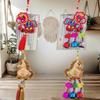 Celebratory Chinese Horse Zodiac Car Accessory: Spring Festival Tassel Pendant, Great Good Luck Gift or Home Decor