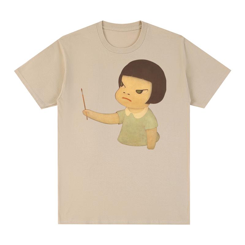 Yoshitomo Nara Nowa 2026 Vintage Koszulka Moda Streetwear Impreza Bawełna Męska Koszulka Nowa Koszulka Koszulka Damskie Topy