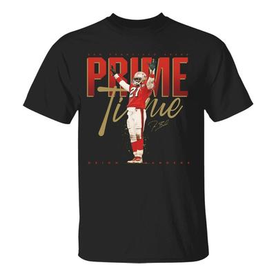 Felpa con cappuccio a maniche lunghe Deion Sanders Primetime T-shirt unisex