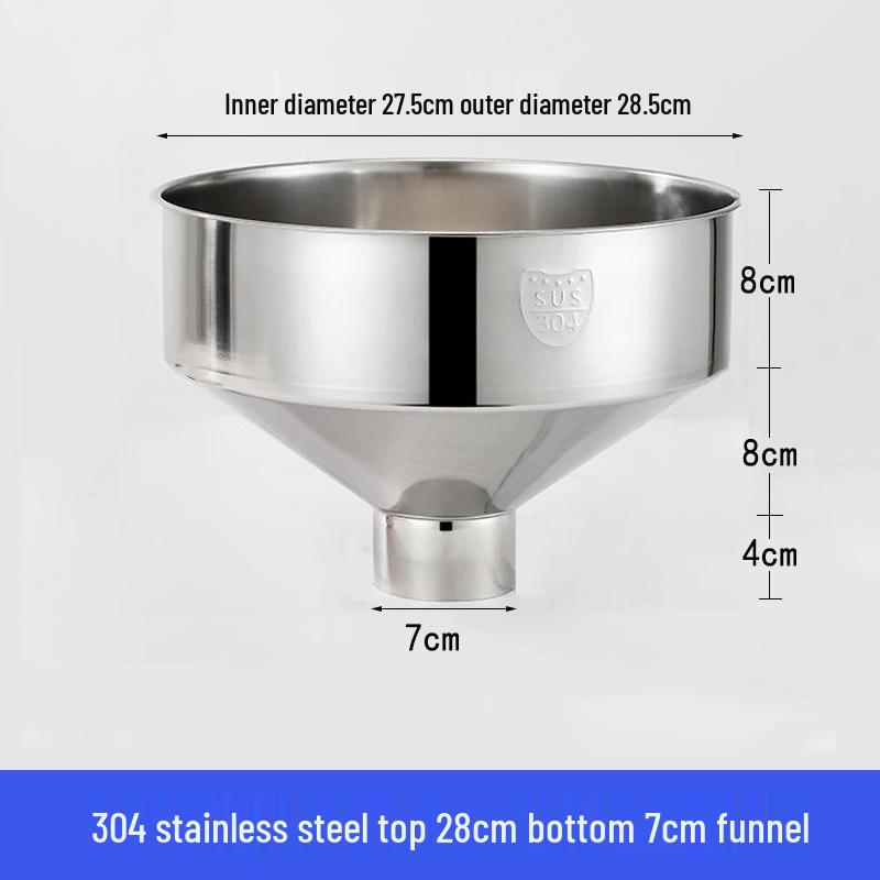Heavy-Duty Stainless Steel Large Funnel for Industrial Fuel and Oil Press Machines
