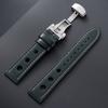 Curea de ceas din piele de vacă autentică 20mm 22mm Curea vintage din piele cu ceară de ulei pentru bărbați Femei Cataramă fluture Brățară universală respirabilă