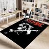 1pc AC/DC Guitar Home Office, Durable Polyester Floor Mat with Easy, Office Decor, Urban Style, Nonslip Backing