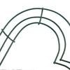 Heart Shaped Wire Wreath Frame Wall Hanging Green Wire Ring For Valentines Day Wedding Home Decor