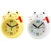 Cute Lucky Cat Alarm Clock Quiet Non-Ticking Movement Kawaii Design for Kids Bedside Nightstand Decor