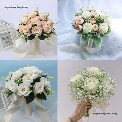 Korean Forest Style Bridal Hand Bouquet for Wedding or Photo Props