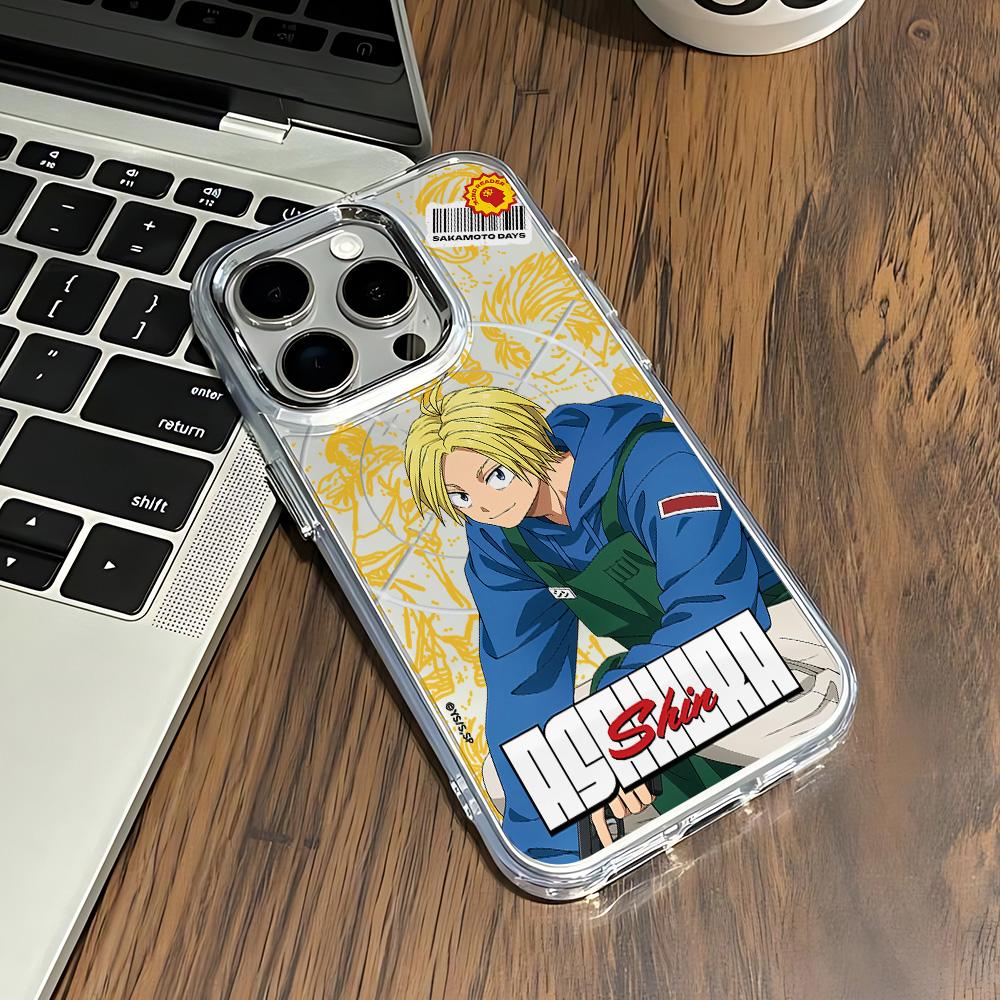 SAKAMOTOS DAYS Phone Case For iPhone 17 16e 16 15 14 13 12 11 mini Pro Max X XR XSMAX 8 7 Air Plus Transparent Soft Cover