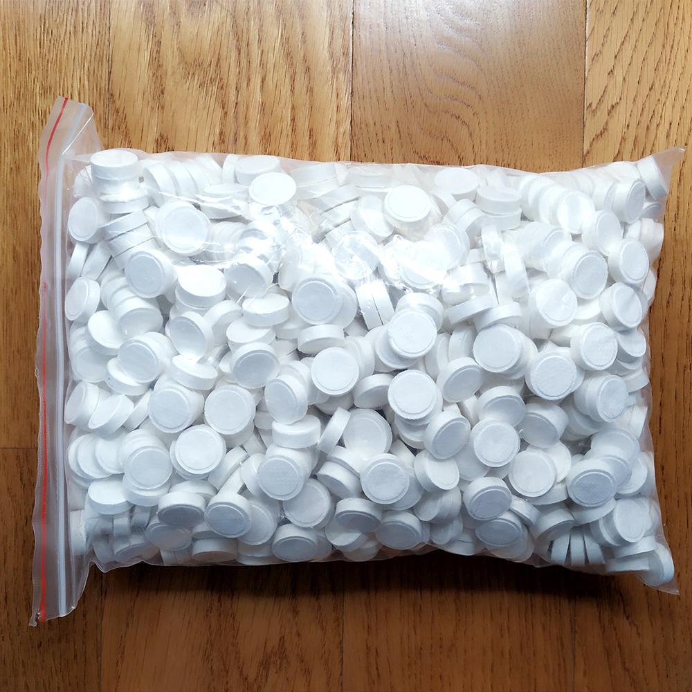 150 Stück/10 Tuben Komprimiertes Handtuch in einer Tube Praktisches Outdoor-Handtuch Reise Einweghandtuch Rohr Komprimierte Handtücher