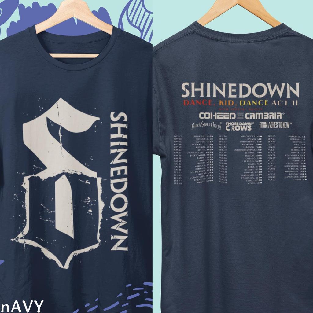 Unisex T-Shirt Shinedown Vintage Style Tee | Retro Rockband Shirt | Unisex Grafik-T-Shirt | Geschenk für Rockfans 2026 Tour