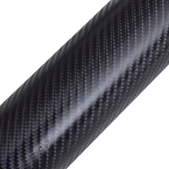 Protective Film - vidaXL - 4D - Self-adhesive - Black - 2 Pieces - PVC