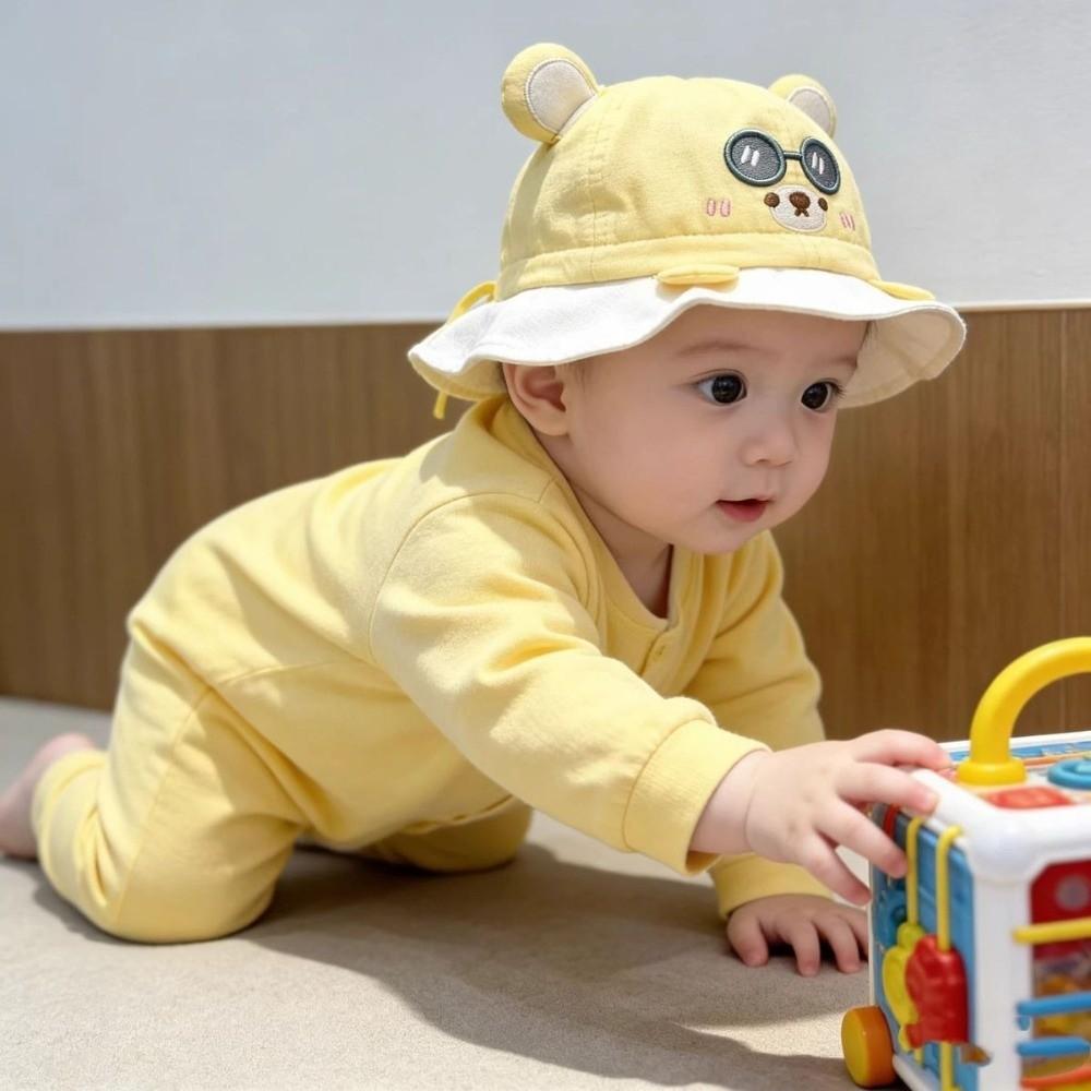 Soft Baby Hat Breathable Shade Hat Cute Children's Fishing Hat  When Going Out