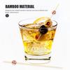 Premium Bamboo Skewers Sturdy Rounded Tips for Fruits Cheese Party Platters Eco Friendly Decorative Cocktail Picks Christma R4K0