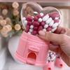 Heart Shaped Candy Dispenser, Fun Gumball Machine for Home & Office, Sweet Treat Dispenser for  Valentine's Day Party Favors