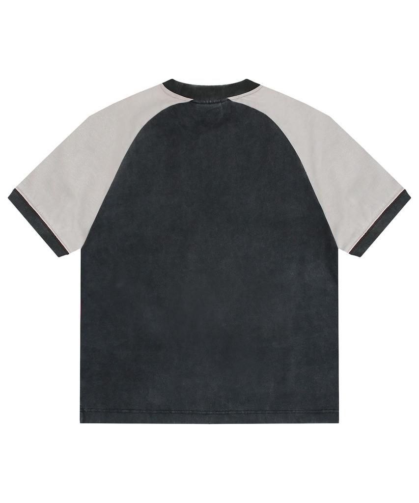 XTONZ Xtt138 Kate Fading Raglan T-Shirt (Black)