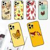 Cartoon Chicken Rooster Phone Case For Samsung Galaxy S25 Ultra S20 S21 S22 S23 S24 Plus S9 S10 S24 FE S25 FE Cover