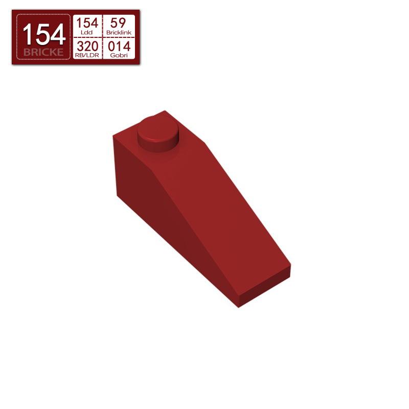 BRICKE 3x1 Slope Brick - Lego-Compatible Building Blocks (4286) Piece