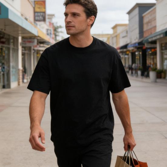 Unisex Plain Color T-Shirt Short Sleeve Crew Neck Cotton Summer Tee Loose Fit Casual T-shirt for Men Women Sports Street Wear