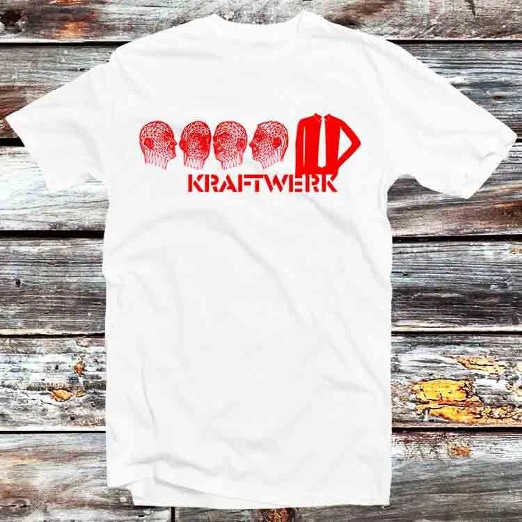 Kraftwerk Промо Релиз Виниловая Этикетка Мем Футболка B455 XL