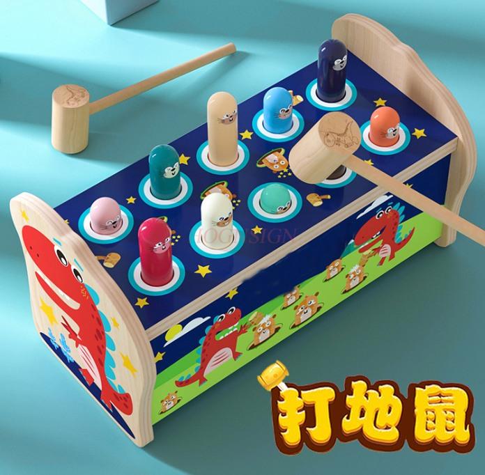 Large Ground Mouse Toy For Children'S Puzzle Baby Hitting Mice