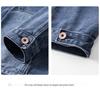 Men's Retro Casual Denim Jacket - Loose Fit, Versatile Lapel Top for Spring and Autumn