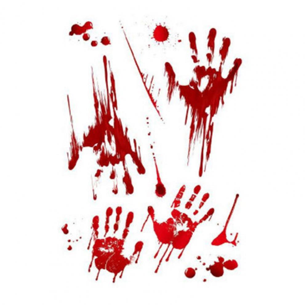 Red Blood Sticker Car Halloween Bleeding Decal Self-Adhesive Sticker Waterproof Headlights Window Headlamp Taillight Car Decal