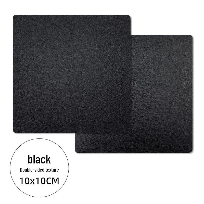 Cross-Border Double-Sided PU Leather Waterproof Non-Slip Coasters - Customizable Corporate Logo Insulation Pads