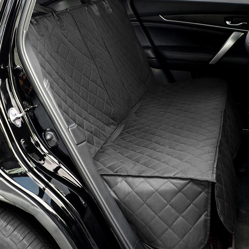 Rear Row Double Zipper Dog Seat Cushion Mat
