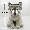 Kojote High Fidelity Anime Niedlicher Grauer Wolf Plüschtier Hund Plüschtiere Lebensechte Tiere Simulation Stofftier Kawaii Spielzeug Geschenke Kinder