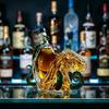 Carafa de Whiskey în formă de caracatiță, Sticlă de vin suflată 3D cu dop, 400ml Articol de bar realizat manual fără plumb, Decor creativ pentru bar Cadou pentru bărbați