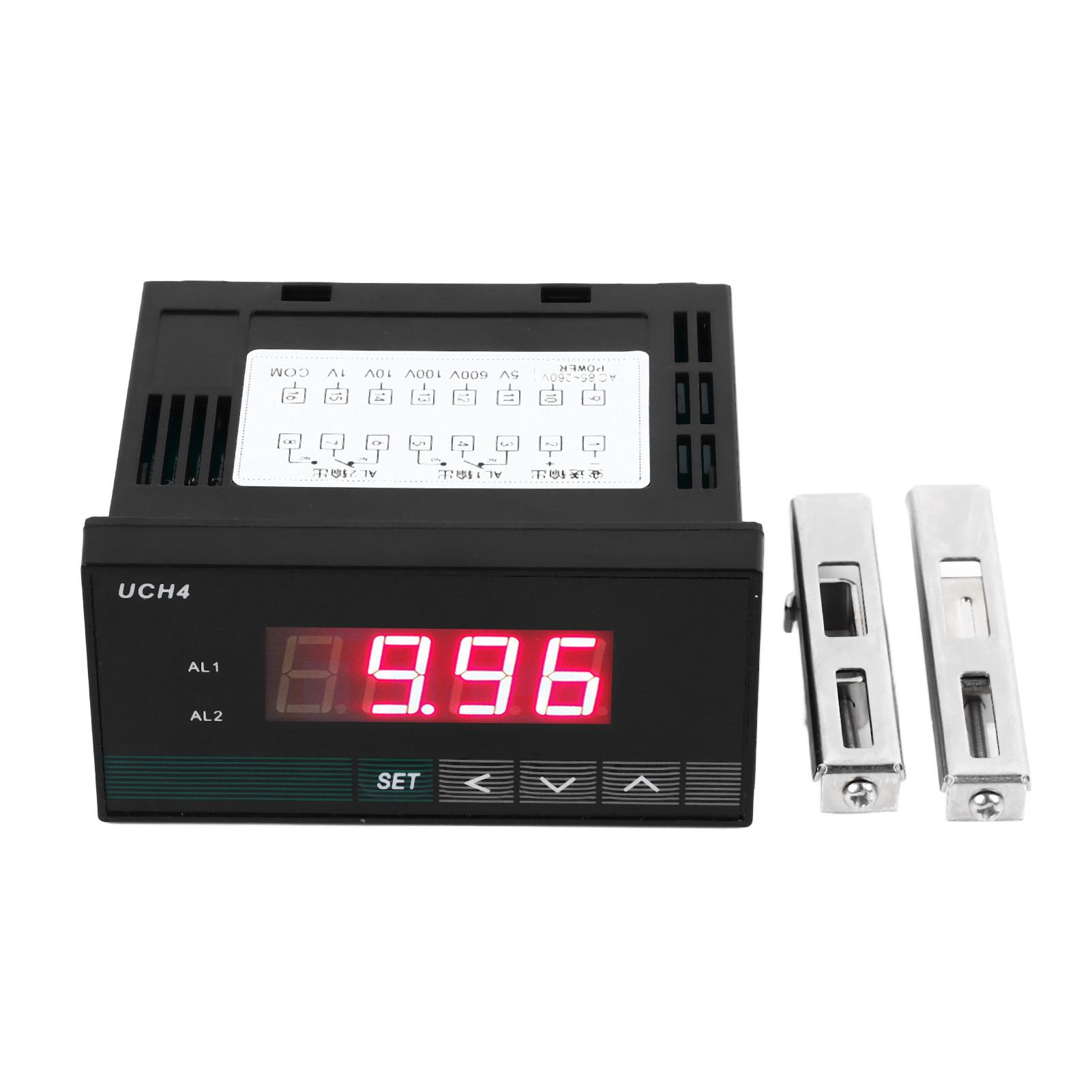 

Digital Voltmeter AC DC Voltage Tester Meter 85260V Input 2 Way Relay Output for Machine