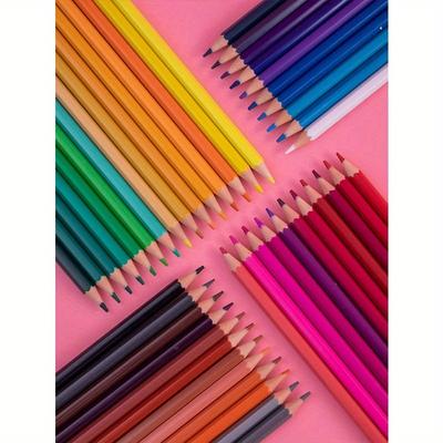 48 Farben (48 Stück) HB Farbstifte, Sechskantschaft, Kunstbedarf, 12 Farben - 48 Farben erhältlich, Tolles Geschenk für Freunde zu Halloween