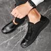 Leisure Flat Shoes Men Ultra-light Classic Driving Shoes Comfortable Soft Leather Shoes Men's Casual Shoes