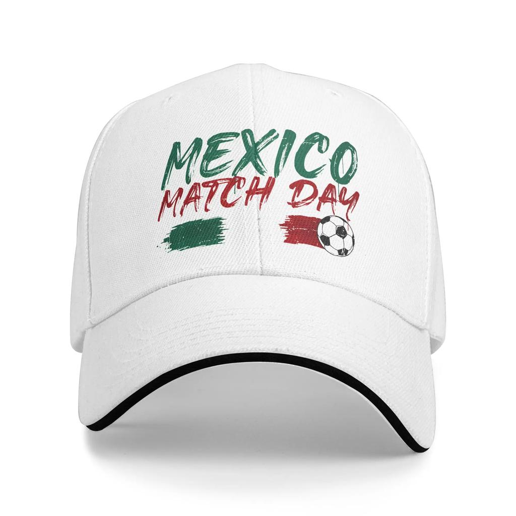 Mexico Heart with Mexican Flag Baseball Cap Hip Hop Sandwich Cap for Unisex Women Breathable Sun Cap Sport