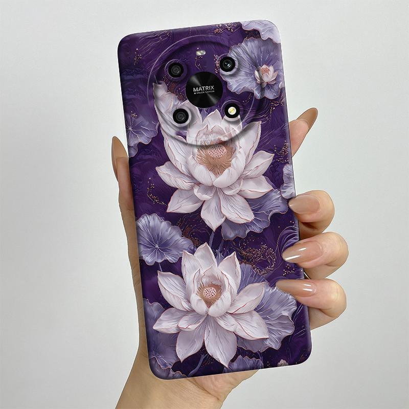 For Honor X9 4G 5G / Magic 4 Lite 4G 5G Phone Case ANY-NX1 LX1 LX2 LX3 Soft Silicone Sweet Painted Cover Cute Printed Casing