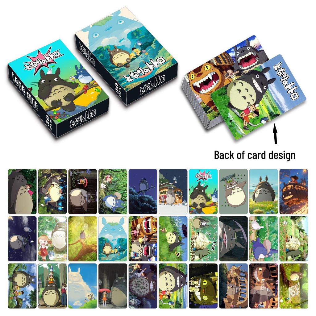 Studio Ghibli My Neighbor Totoro 30 Double-Sided Mini LOMO Cards - Movie Stills Collection Postcards