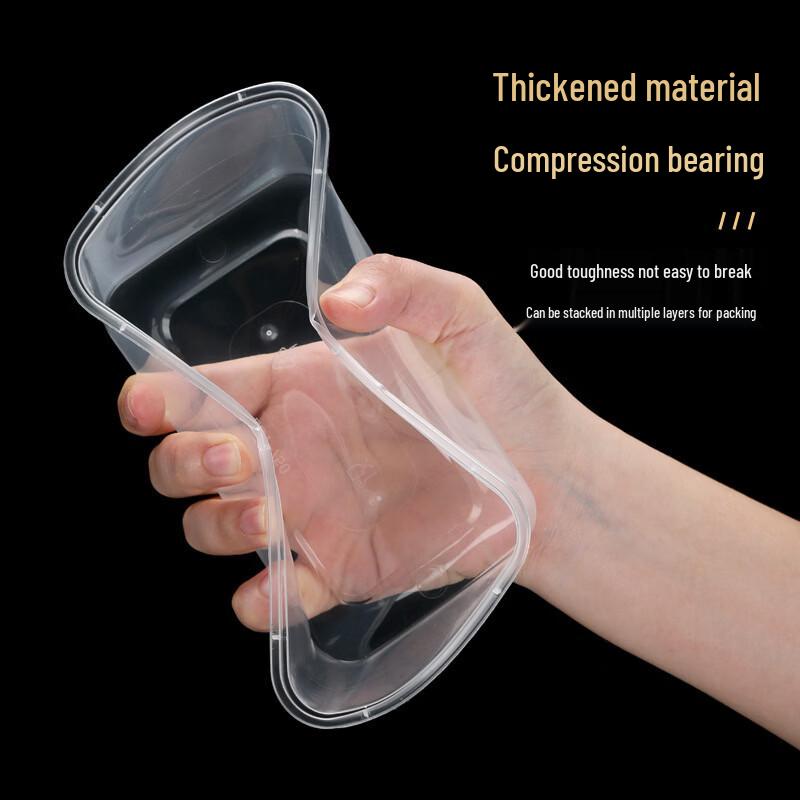 Disposable Rectangular Plastic Food Containers