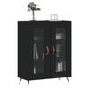 VidaXL Buffet noir 69,5x34x90 cm bois d'ingénierie 827757