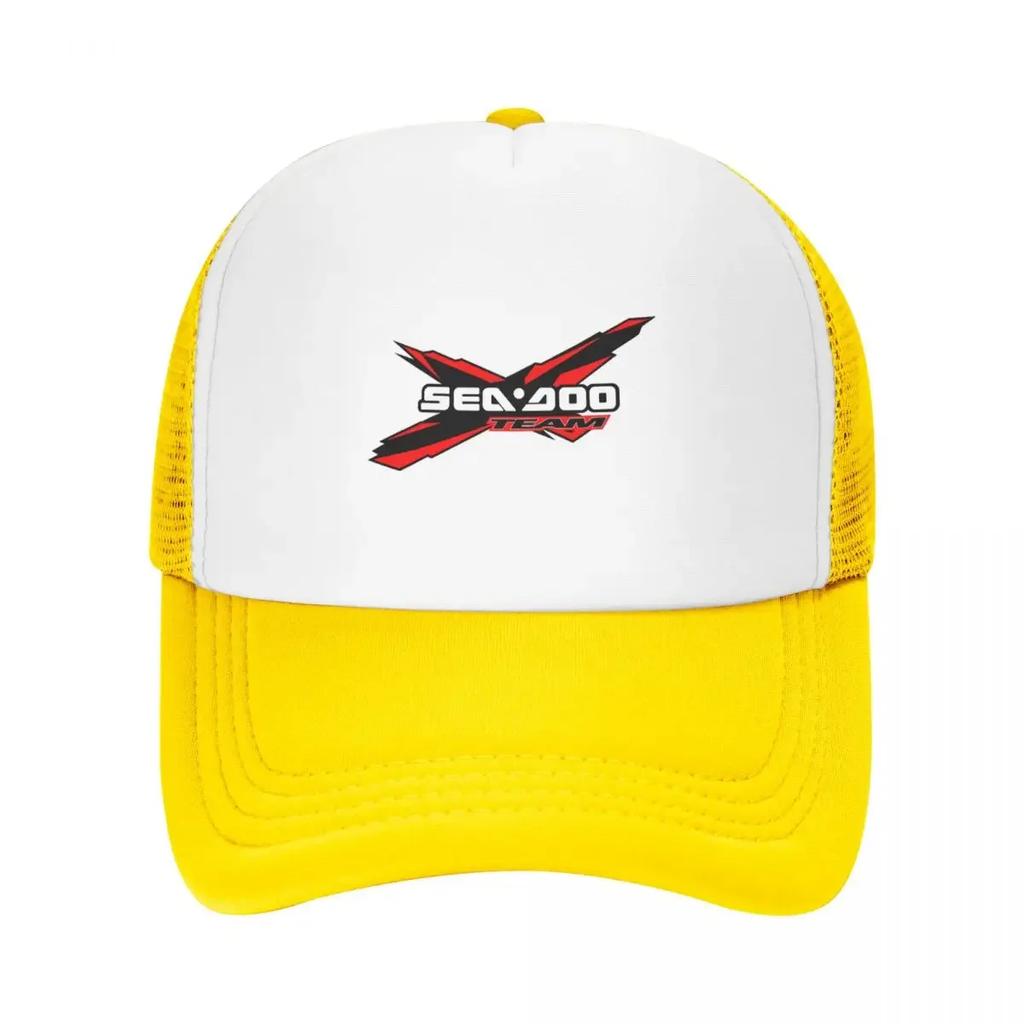 Sea Doo Team Rxt Brt Logo Marine Racing PerforUnisexce Baseball Cap Trucker Hats Breathable Summer