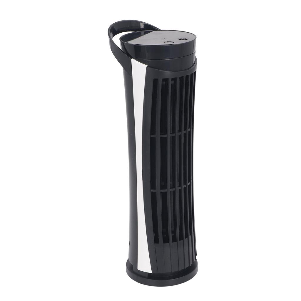Tower Fan 90 Degree Oscillating Fan with 2 Speeds Light Standing Bladeless Fan 34dB Quiet USB 2.0 for Indoors Bedroom