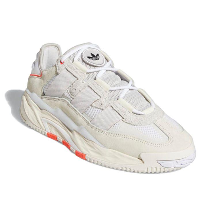Adidas Niteball Cremeweiße Unisex-Sneakers Grau-Eins Wolkenweiß FX7652