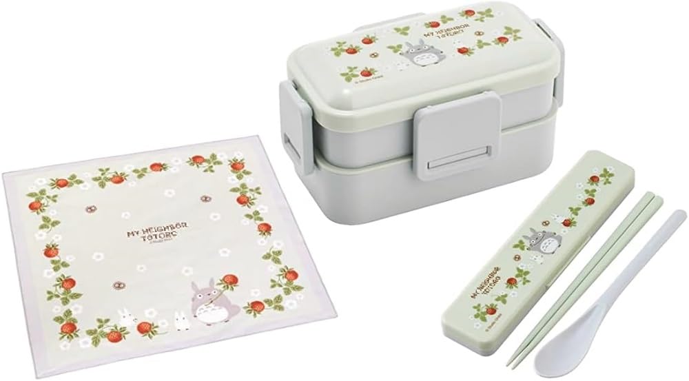 

Skater Тоторо Малина Антибактериальный Безопасный для посудомоечной машины Мягкий Ланч-бокс с Комбо-набором Ланч TTKI60C 4-точечный замок, 2-ярусный, 600 мл, (Палочки для еды/Ложка,