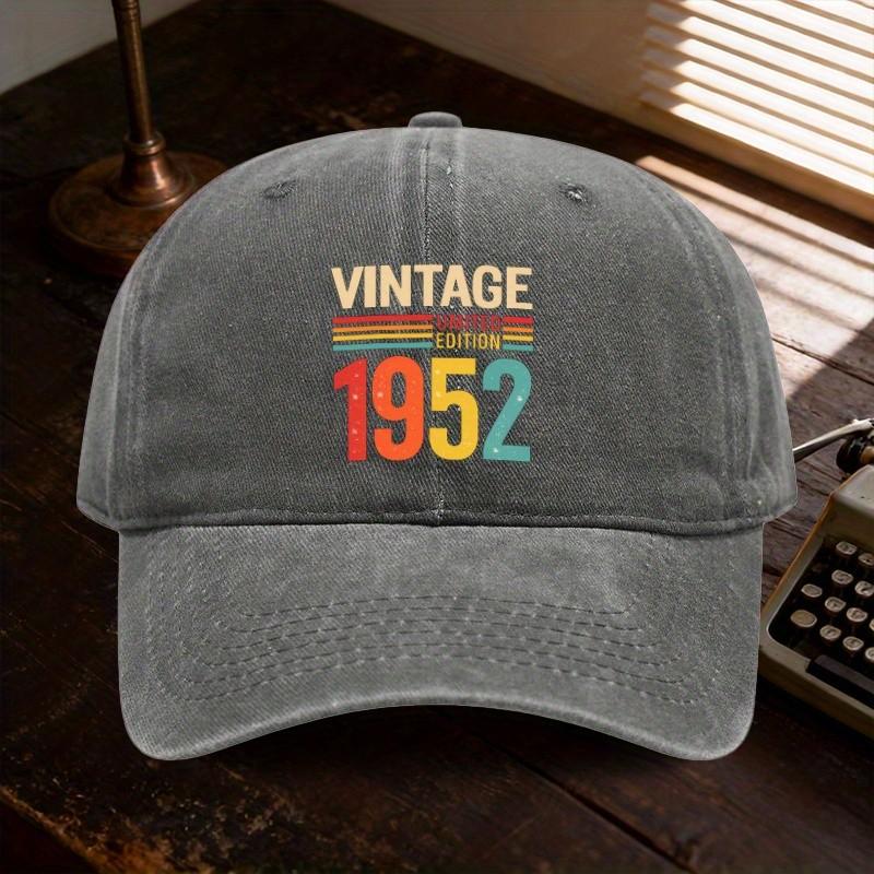 Vintage Limited Edition Washed Baseball Cap Cotton Adjustable Sun Shade Trucker Hat for Unisex