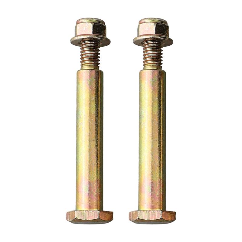 AD23-2Pcs DECK WHEELS 5Inch Deck Wheels And Axle Bolts For Hustler/Toro Ride On Mowers Garden Machine