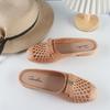 Women's Mules Flats Shoes Casual Closed Toe Backless Loafers Comfortable Slip-on Slides Footwear Summer Dressy Slippers Beach Walking Shoes for Women